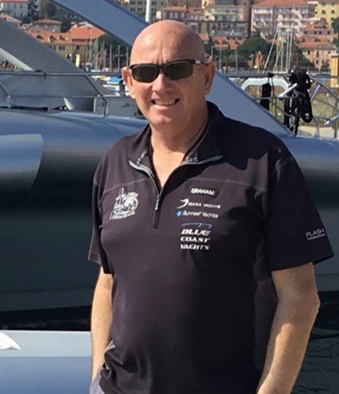 Graham Stimson, Founder of Worldwide Catamarans.