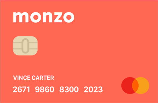 Monzo Bank Card